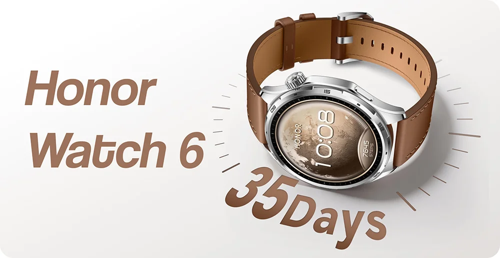 Honor Watch 6 : Sekali Cas Tahan Sampai 35 Hari!