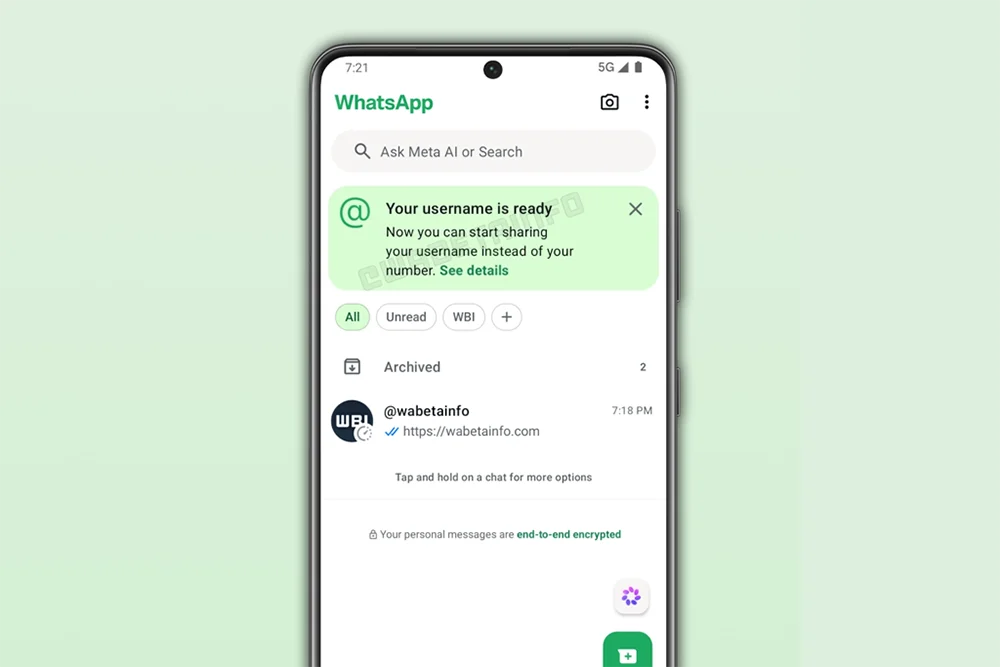 WhatsApp Resmi Mulai Pakai Fitur Username, Nomor HP Bisa Disembunyikan